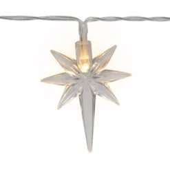 Northlight North Star Christmas Light Set - Warm White LED - 3' - Clear Wire - 10ct -Northlight GUEST 9ae84f14 d7e2 4ece af8f eded5f3ae2e6