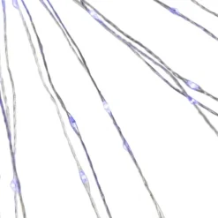 Northlight 20" LED Lighted Firework Silver Branch Christmas Decoration - Blue Lights -Northlight GUEST 9ee353d9 ef16 4c64 851b 94005186edc5