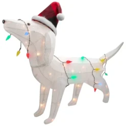 Northlight LED Lighted Dachshund Dog In Santa Hat Outdoor Christmas Decoration - 32" - Multicolor 6 Northlight LED Lighted Dachshund Dog In Santa Hat Outdoor Christmas Decoration - 32" - Multicolor -Northlight GUEST 9f45d9c0 96ac 431a 9b6f 033e7d3caa65