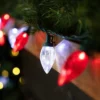 Northlight 25ct Red And Pure White LED C9 Christmas Lights, 16ft Green Wire -Northlight GUEST a03e2bbf ca6a 4132 a93d 018be6741785