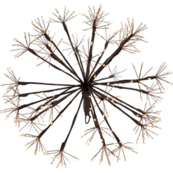 Northlight 12" Pre-Lit LED Brown Christmas Ball Decoration - Warm White Lights -Northlight GUEST a0ed51d0 c108 4631 8a95 4e2d29629e11