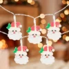 Northlight LED Micro Santa Claus Christmas Light Set - 8" Clear Wire - 10ct 1 Northlight LED Micro Santa Claus Christmas Light Set - 8" Clear Wire - 10ct -Northlight GUEST a1a91f52 1b3f 49b8 907e 2252f421de4c