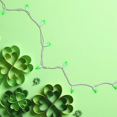 Northlight LED Mini Christmas Lights - Green - 16.25' White Wire - 50ct 6 Northlight LED Mini Christmas Lights - Green - 16.25' White Wire - 50ct - Image 4