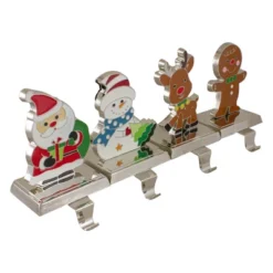 Northlight Set Of 4 Christmas Figures Stocking Holders With Silver Base -Northlight GUEST a24251fc 61de 48be a4ea c9374223452e