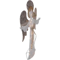 Northlight 49.25" LED Lighted White And Gold Angel Christmas Decoration -Northlight GUEST a3f0e953 4f37 46d2 bcfb bf964cc38c33
