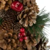Northlight Pine Cone, Pine Needle And Berries Christmas Tree Decoration - 19"
