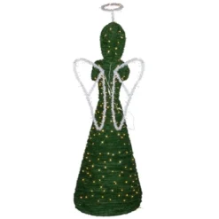 Northlight Lighted Commercial Topiary Angel Outdoor Christmas Decoration - 6.5' - Warm White LED Lights -Northlight GUEST a48123cd fbfe 41b8 b5f4 20123aeaea95