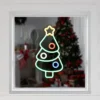 Northlight 15" LED Lighted Neon Style Christmas Tree Window Silhouette -Northlight GUEST a4f72927 e598 4060 b1f1 6b43952faecf