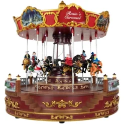 Northlight 14" LED Lighted Animated And Musical Carousel Christmas Decoration 11 Northlight 14" LED Lighted Animated And Musical Carousel Christmas Decoration -Northlight GUEST a4fe65b3 affd 460d bd0a f2be580d073d