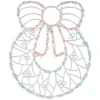 Northlight LED Lighted Wreath Window Silhouette Christmas Decoration - 16" - Red And Green -Northlight GUEST a5ccb708 0057 4475 ae2c 972de355772e