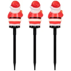 Northlight Lighted Santa Claus Christmas Pathway Markers - 16" - Set Of 4 -Northlight GUEST a7694d09 c84f 4a34 95bc 4cb33e712d0f