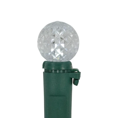 Northlight LED G12 Berry Christmas Lights - Pure White - 16' Green Wire - 50 Ct 6 Northlight LED G12 Berry Christmas Lights - Pure White - 16' Green Wire - 50 Ct - Image 4