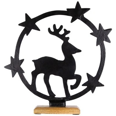 Northlight Star Bright Metal Reindeer Christmas Decoration - 12" 7 Northlight Star Bright Metal Reindeer Christmas Decoration - 12" - Image 5