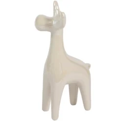Northlight 5.5" Pearlized Cream Ceramic Moose Christmas Figure -Northlight GUEST a8803c34 463d 461b 9ead 8684c402bc4b