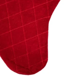 Northlight 19" Quilted Red Velvet HO! HO! HO! Embroidered Christmas Stocking -Northlight GUEST a8b3e169 308d 4c8f be65 817572921214