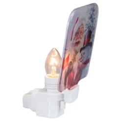Northlight 4" Red And White Santa And A Snowman Christmas Night Light -Northlight GUEST aaaba91d cede 414f b21b 8463b6008474