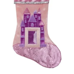 Northlight 20" Pink And Purple Glitter Princess Christmas Stocking -Northlight GUEST ab23aa53 524d 4267 95cf 48f878e63edf