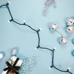 Northlight LED G12 Berry Christmas Lights - Pure White - 16' Black Wire - 50 Ct -Northlight GUEST ab9cfec1 105b 4a35 a19a 27f6fd81318b