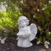 Northlight 9" Kneeling Angel With Flower Bird Feeder Outdoor Garden Statue 2 Northlight 9" Kneeling Angel With Flower Bird Feeder Outdoor Garden Statue -Northlight GUEST ad188a98 8409 4020 a77c 7fd07d10cdf0