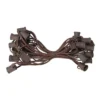 Northlight Commercial Grade C9 Christmas Light Socket Set - 25' Brown Wire - 18 Gauge -Northlight GUEST af62651a 65bf 4865 b500 6c0a74522b3b