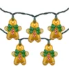 Northlight Gingerbread Man With Bowties Christmas Light Set - Clear - 7.5' Green Wire - 10ct 1 Northlight Gingerbread Man With Bowties Christmas Light Set - Clear - 7.5' Green Wire - 10ct -Northlight GUEST b03911c3 5880 46bf bd77 b6d7ddc04c77