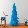 Northlight Small Two-Tone Layered Feathers Cone Tree Christmas Decoration - 16" - Turquoise -Northlight GUEST b0deae99 ff44 4243 8fb5 2bc9d344e574