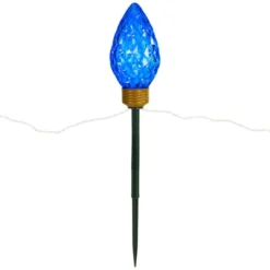 Northlight LED Lighted C9 Style Christmas Pathway Lawn Stakes - 3 Ft - Multi - 3-Count -Northlight GUEST b1001f2f ce50 4860 9f6b d983854209d2