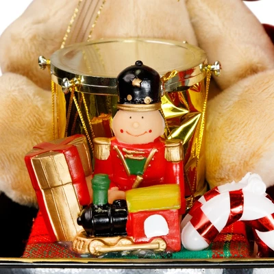 Northlight Animated And Musical Santa Driving Vintage Car Christmas Decoration - 31" 6 Northlight Animated And Musical Santa Driving Vintage Car Christmas Decoration - 31" - Image 4