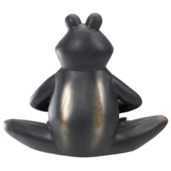 Northlight 11" Yoga Frog In Sukhasana Position Outdoor Garden Statue -Northlight GUEST b301dfdc b56f 48c1 ae80 d2a4ccc88365