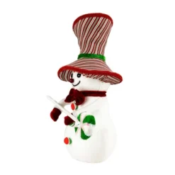 Northlight Snowman With Sequin Lollipop And Striped Hat Christmas Decoration - 15" -Northlight GUEST b33d051b 437d 4c80 bda3 5e5d30c90dde