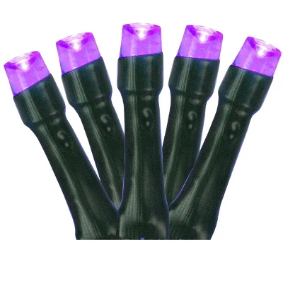 Northlight Battery Operated LED Christmas Lights - Purple - 9.5' Black Wire - 20ct 3 Northlight Battery Operated LED Christmas Lights - Purple - 9.5' Black Wire - 20ct