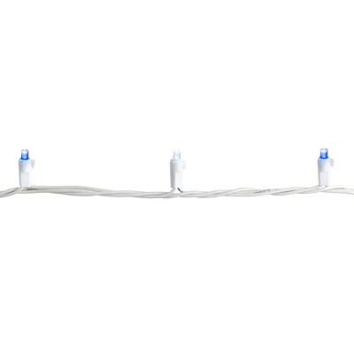 Northlight 50ct Wide Angle LED String Lights Blue/White - 16.25' White Wire 7 Northlight 50ct Wide Angle LED String Lights Blue/White - 16.25' White Wire - Image 5