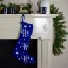 Northlight 18" LED Blue Stocking "Ho, Ho, Ho" With White Snowflakes 1 Northlight 18" LED Blue Stocking "Ho, Ho, Ho" With White Snowflakes -Northlight GUEST b5816052 ca7d 40a0 8cd9 93dbd60839f3