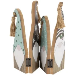 Northlight Wooden Gnomes Hinged Christmas Decoration - 10.75" 12 Northlight Wooden Gnomes Hinged Christmas Decoration - 10.75" -Northlight GUEST b6fad672 bf19 4939 8b68 609051025b65