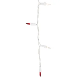 Northlight Mini Icicle Incandescent Christmas Lights - Red And Clear - 5.75' White Wire - 100ct 7 Northlight Mini Icicle Incandescent Christmas Lights - Red And Clear - 5.75' White Wire - 100ct -Northlight GUEST b71d1fde 53b8 462b b395 cf9857d38e2f