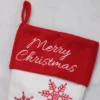 Northlight 15.25" Red And White Snowflake Embroidered Christmas Stocking -Northlight GUEST b84de859 69b9 457a a1ff 22aa71b9749c
