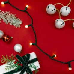 Northlight LED G12 Berry Christmas Lights - Warm White - 16' Black Wire - 50 Ct -Northlight GUEST b8ed8170 671c 4705 b740 f619c02a3e87