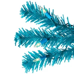 Northlight Pre-Lit Medium Pine Artificial Christmas Tree - 6' - Turquoise - Clear Lights -Northlight GUEST b92e78aa 8946 4c96 acc1 e6ca68848185