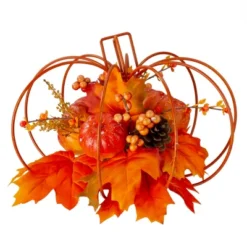 Northlight 12" Autumn Harvest Maple Leaf And Berry Pumpkin Tabletop Centerpiece 7 Northlight 12" Autumn Harvest Maple Leaf And Berry Pumpkin Tabletop Centerpiece -Northlight GUEST b98b403a e8f2 4c56 ac9f eef5e9c38736