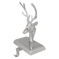 Northlight 8" Shiny Silver Deer Head Christmas Stocking Holder -Northlight GUEST bc116ef2 7fa8 4847 9ddb bd5ee5717632