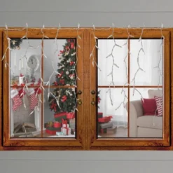 Northlight 300 Count Clear Mini Icicle Christmas Lights, 18ft White Wire -Northlight GUEST bce994a0 b070 4cf5 bcfc e98cdd9eec40