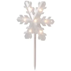 Northlight Lighted Snowflake Outdoor Christmas Pathway Markers - 14.25" - Set Of 5 -Northlight GUEST bd72ee6a 43e7 4790 a317 3892b2164eb2
