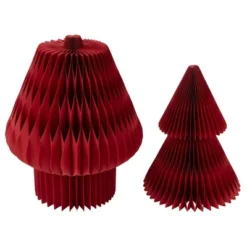 Northlight Tall Foldable Accordion Honeycomb Paper Christmas Tree - 4' - Red 11 Northlight Tall Foldable Accordion Honeycomb Paper Christmas Tree - 4' - Red -Northlight GUEST bd95f9af 4532 4b44 8db9 7fbfdb1b8828