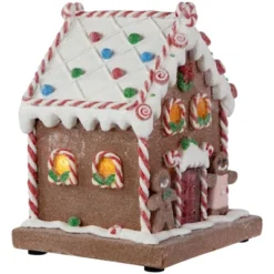 Northlight Pre-Lit LED Gingerbread Candy House Christmas Decoration - 7.5" -Northlight GUEST bde5fe76 22f5 41eb ad06 bb26cc32f1a2