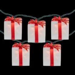 Northlight Bow Wrapped Presents Christmas Light Set - Clear - 7.5' Green Wire - 10ct -Northlight GUEST be033d3b c7f5 4dac a809 fcade7b0bd12