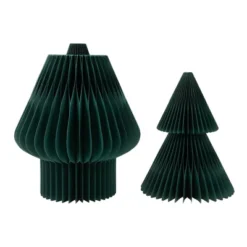 Northlight Accordion Honeycomb Foldable Paper Christmas Tree - 3' - Dark Green -Northlight GUEST be977c76 9a0d 4c8c 863c ee945faf7693