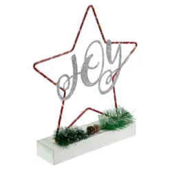 Northlight LED Lighted Star Silhouette Christmas "Joy" Sign - 11" -Northlight GUEST c150cf21 4f62 4b82 947a e18c70602772