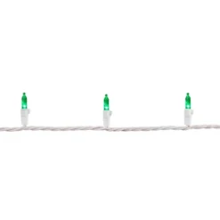 Northlight LED Mini Christmas Lights - Green - 16.25' White Wire - 50ct 16 Northlight LED Mini Christmas Lights - Green - 16.25' White Wire - 50ct -Northlight GUEST c547f6fc 326d 4bf6 8124 21b860304001