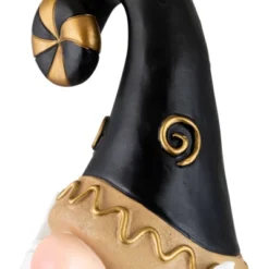 Northlight Gnome Holding Gingerbread Man Cookie Christmas Decoration - 13" - Black -Northlight GUEST c586f201 eadc 4032 b2e3 dec21a61b77d