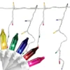 Northlight Mini Icicle Christmas Light Set - Multicolor - 6' White Wire - 50ct -Northlight GUEST c58ebe92 9575 4d86 a83b 347c49a7f4d5
